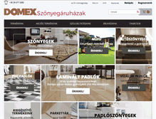 Tablet Screenshot of domexszonyeg.hu